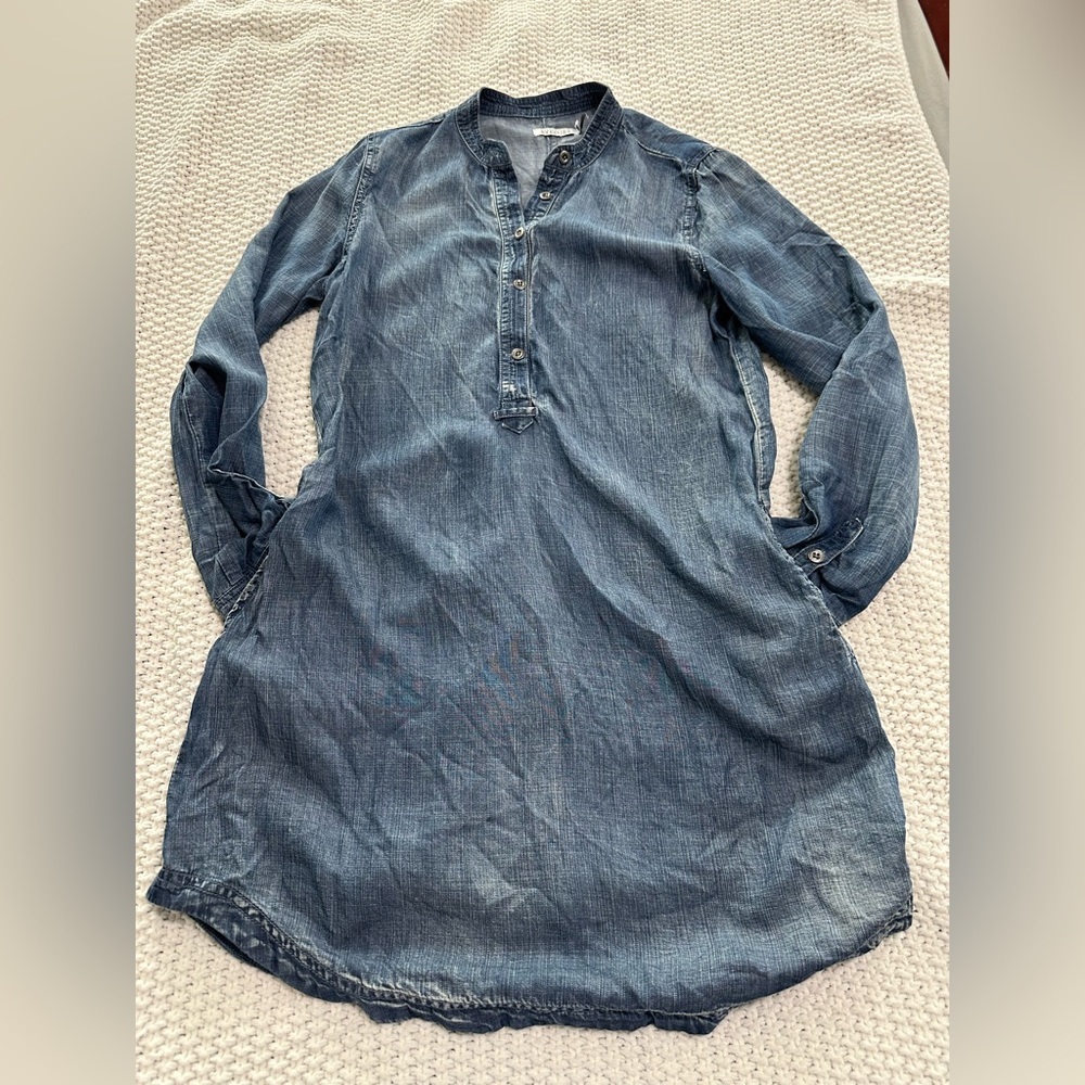 Kenneth Cole Reaction Chambray Tunic‎ Dress Small - Picture 5 of 8
